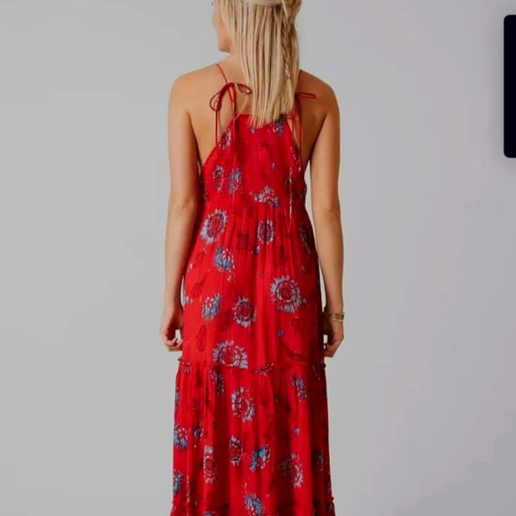 SOLDFree People Garden Party Maxi Dress Sz XS - Picture 10 of 10